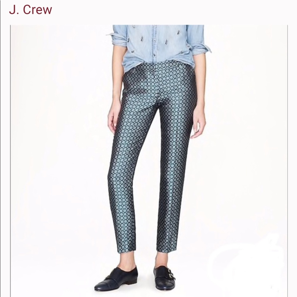 Jcrew collection pintucked silk pants